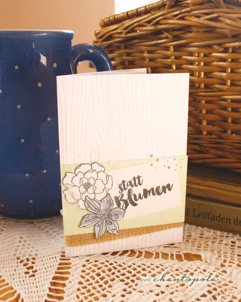 Statt Blumen einen Gutschein - chartopola - 7. August 2017